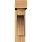 Ekena Millwork Westlake Block Rough Sawn Bracket w/ Offset Brace, Western Red Cedar, 6"W x 22"D x 22"H BKT0604X22X22WTL05RWR - alternate 3